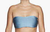 Bikini Oberteil „Farah“ in Frost & Teal Blau 1