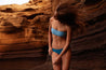 Bikini Oberteil „Farah“ in Frost & Teal Blau 4