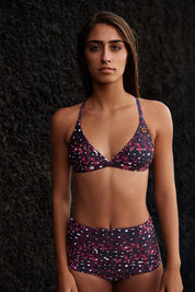 Surf Bikini Oberteil „Malea“ in Blossom Rot 4