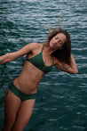 Surf Bikini Hose „Papua“ in Pretender Grün 4
