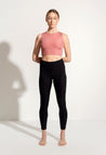 Yoga Leggings „Larimar“ in Schwarz gerippt 3