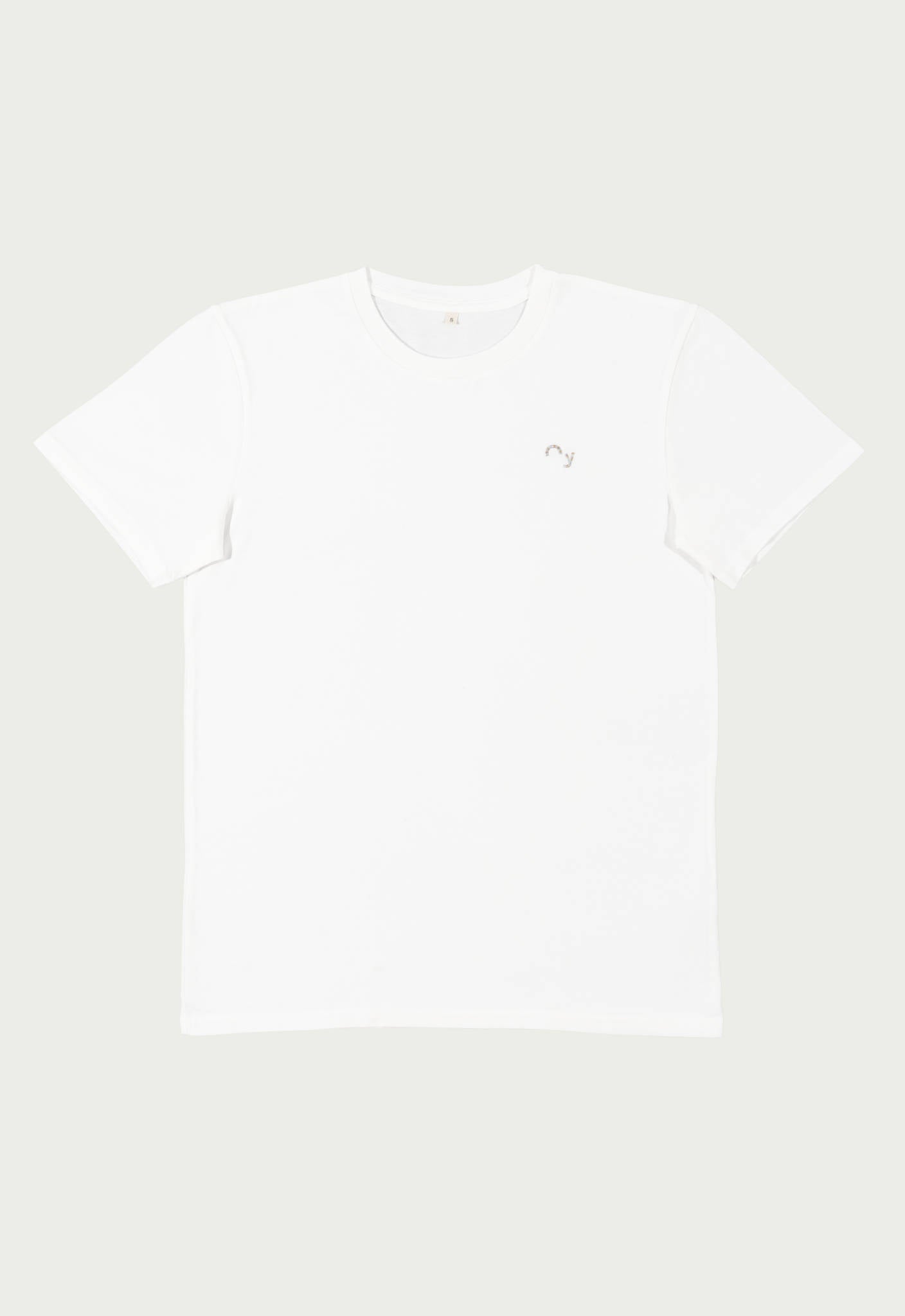 T-Shirt Unisex in Off White / „Femme Ocean“ in Blau 2