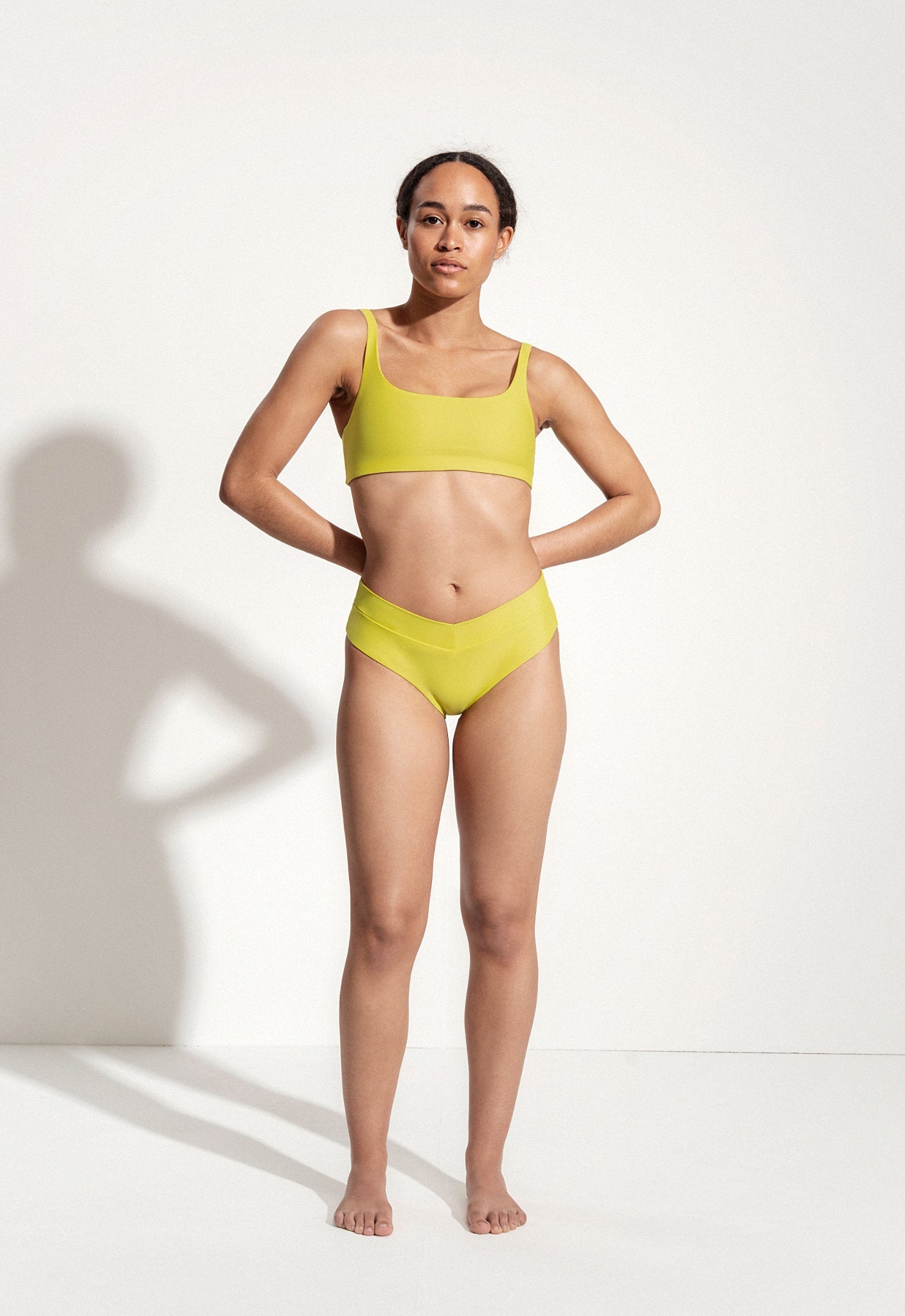 Bikini Oberteil „Vento“ in Lime Gelb 3