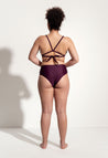 Surf Bikini Hose „Fugu“ in Dunkelviolett 5