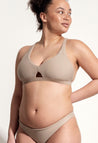 Surf Bikini Oberteil „Coho“ in Blassbraun 1