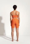 Kurze Legggings „Capri“ in Tangerine Orange 1