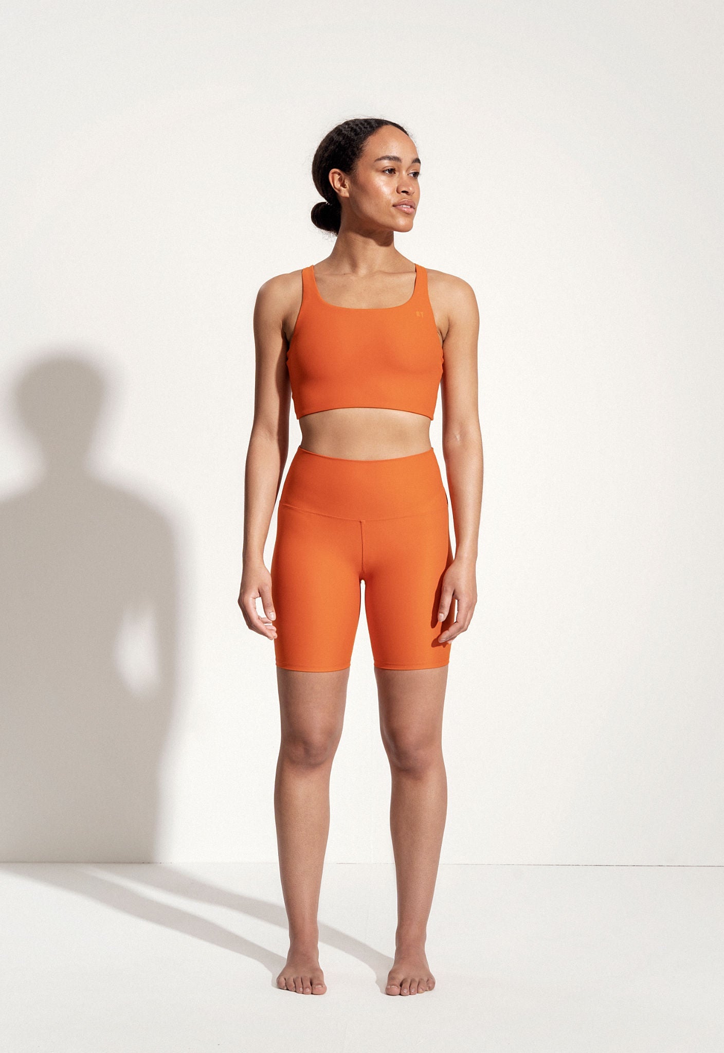 Yoga & Surf Oberteil „Elin“ in Tangerine Orange 1