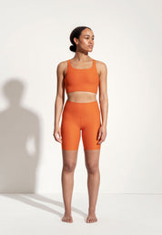 Yoga & Surf Oberteil „Elin“ in Tangerine Orange 1