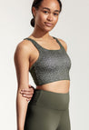 Yoga Oberteil „Mica“ mit Green Moon Print 1