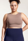 Yoga Oberteil „Amber“ in Beige Braun 4