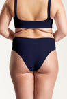Bikini Hose „Bayamo“ in Dunkelblau gerippt 5