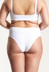 Bikini Hose „Bayamo“ in Weiss gerippt 5