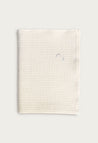 Strandtuch aus Waffelstoff in Off White / Rainbow 1