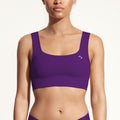 U.W.W. Crop Top in purple